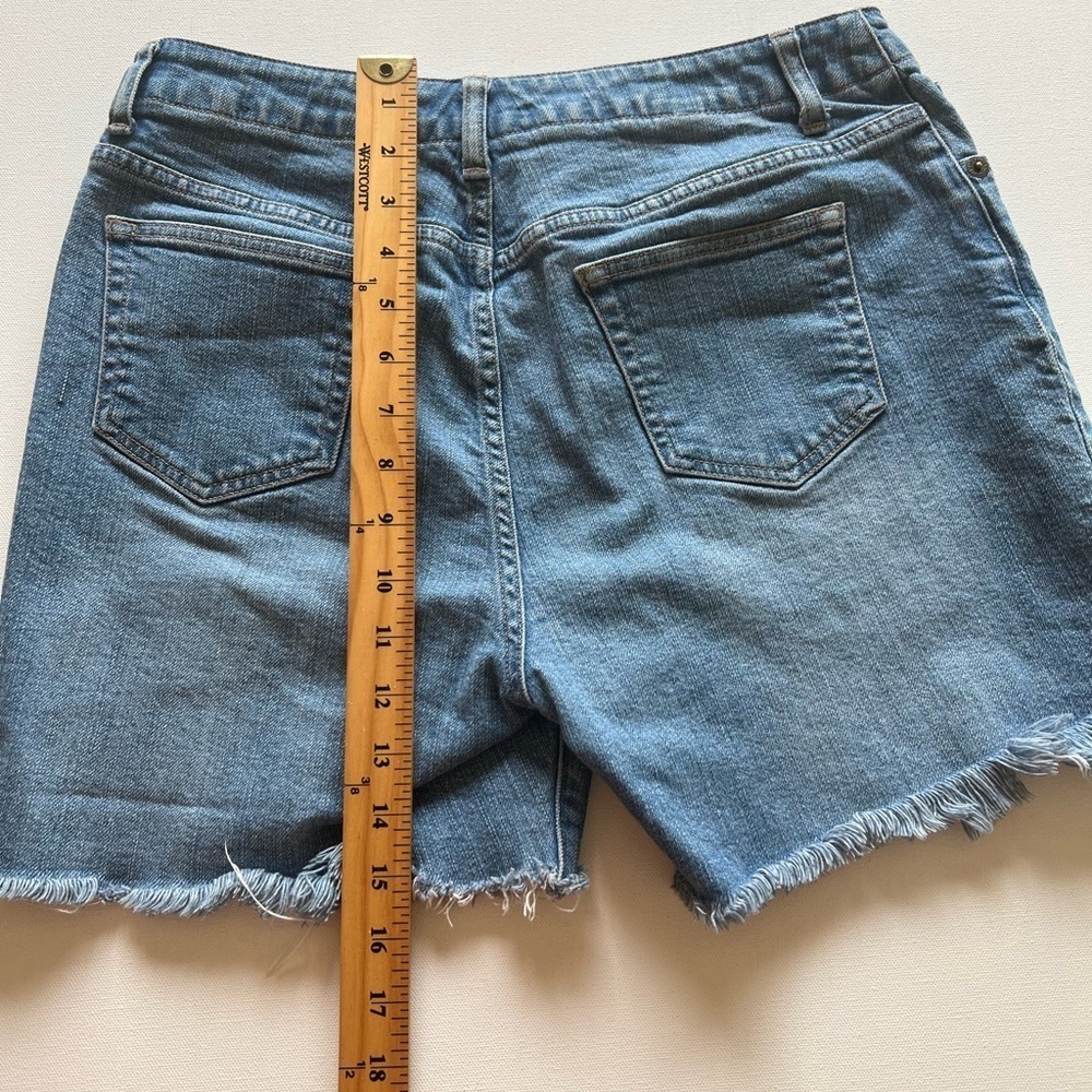 EUC Lands End Size 10 Denim Blue Women's Shorts‎ 🔥🔥 (D2) - Picture 6 of 6